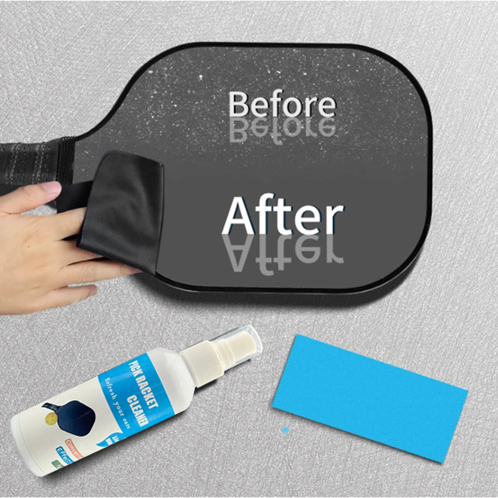 100ml Bats Equipment Professional Care Maintenance Pickleball Racket Cleaner Cleaner With Sponge Table Tennis Paddle Clean Spray