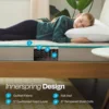 6 Inch Mattress Firm Feel Bonnell Spring with Foam Layer  Mattress in a Box Youth or Kids Bed Guest Bedroom Durable a 2