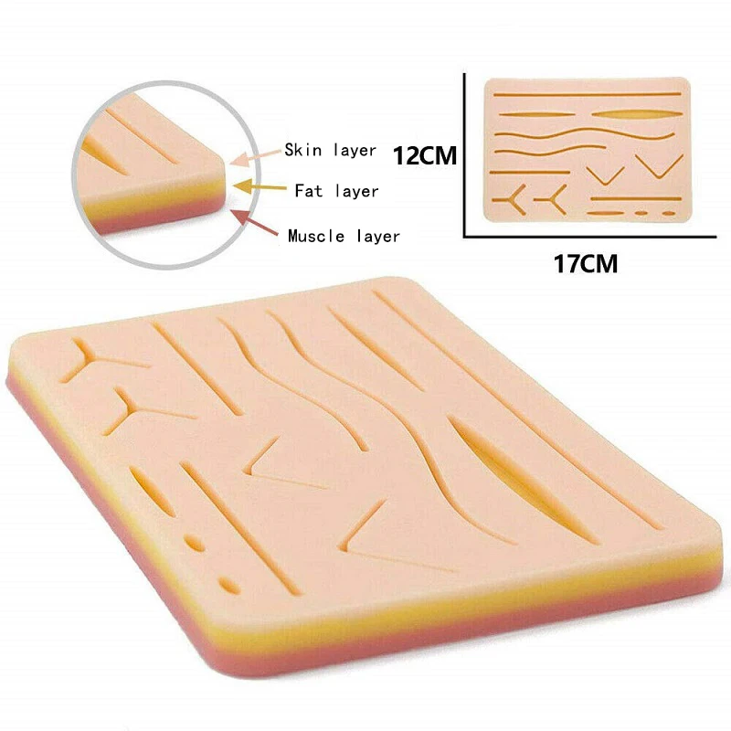 Suture Practice Kit Medical Students School Supplies Nursing Accessories Pad Training And Education Science And Learning Models surgical training kit