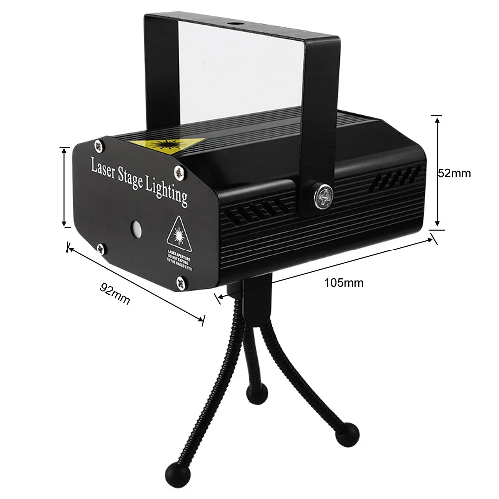 جهاز عرض ضوئي ليزر ديسكو صغير ، الأشعة فوق البنفسجية ، RGB LED ، DJ Strobe ، تأثير المسرح ، USB قابل لإعادة الشحن ، حفلة العيد ، إضاءة الكرة