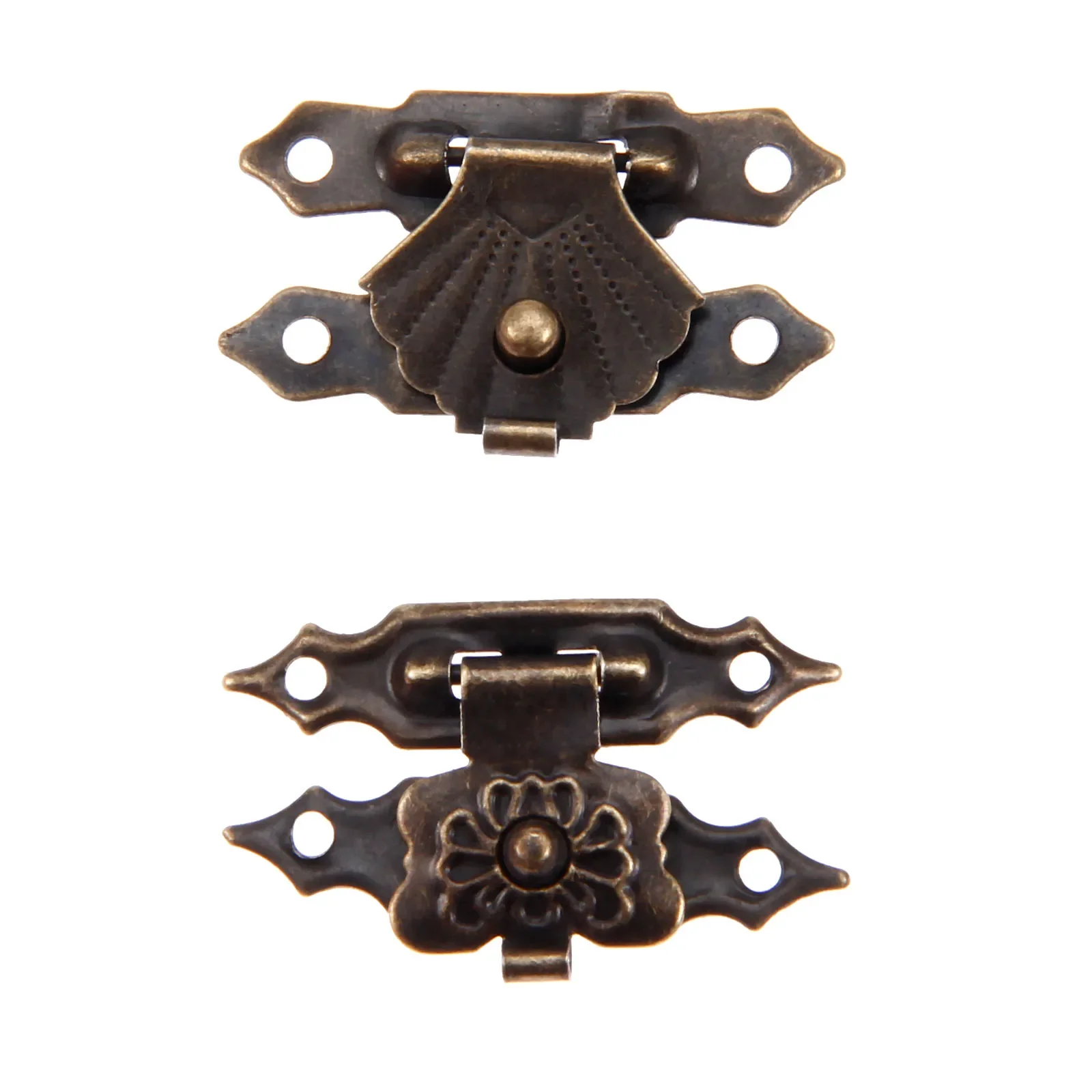 Jewelry Box Padlock Hasp Locked Handbag Buckle Furniture Zinc Alloy 10Pcs/lot
