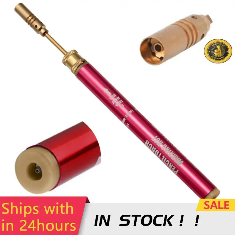 Pen Outdoor Barbecue Charcoal Gas Cooker Butane Torch Stove Lighter