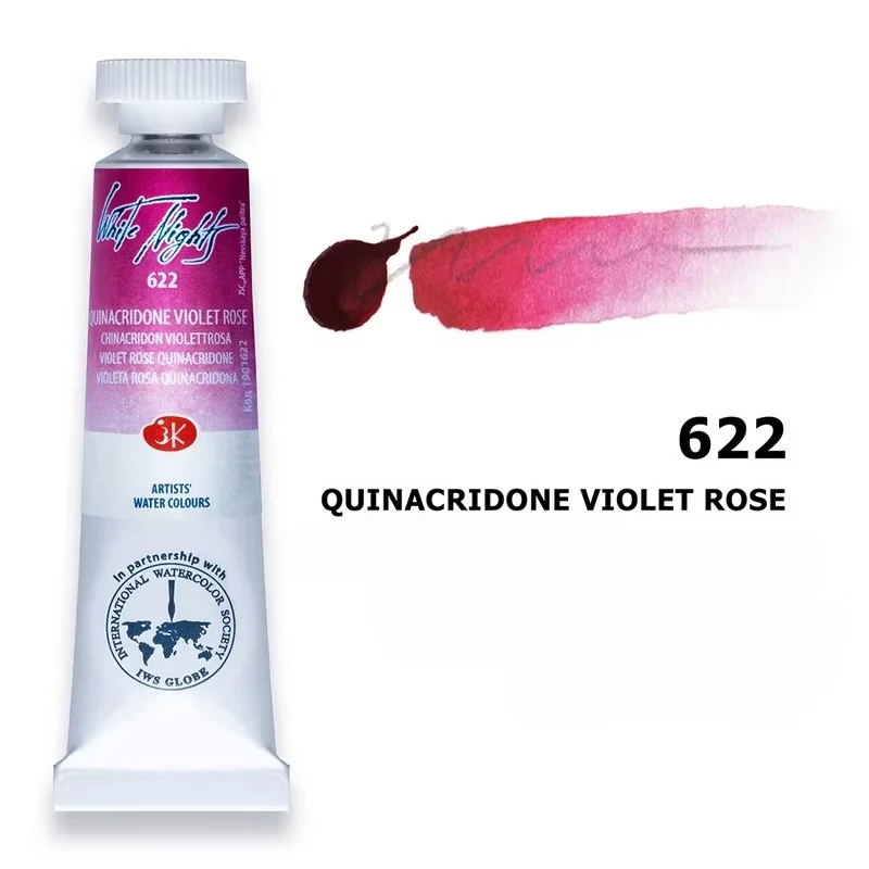 Extra Fine Artists Grade Russian White Nights Watercolors, 10ml Tubes - New Basic Colors for Professional Art Painting
