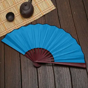 중국 파손 방지 접이식 선풍기, 빈티지 DIY 핸드 드로잉, 빈 천 선풍기, 10 인치