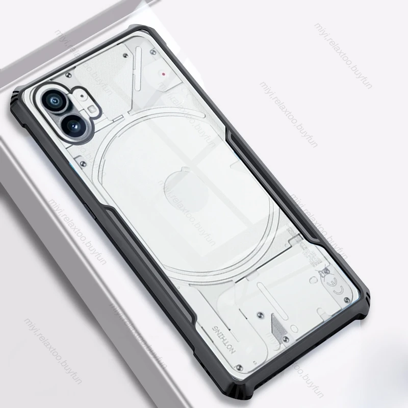 Clear Acrylic TPU Frame Back Cover For Nothing Phone 1 5G A063 ...