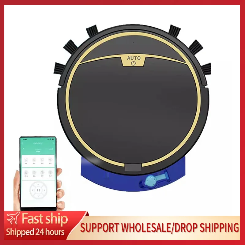 

Smart Remote Control APP The Water Tank Triad Sweeper Home Appliance Dry Wet Amphibious Robot Vacuum Cleaner