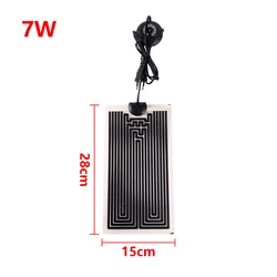 Adjustable Temperature Heating Pad for Reptiles and Plants - 5-45W Warmth Controller (7W 28x15cm)