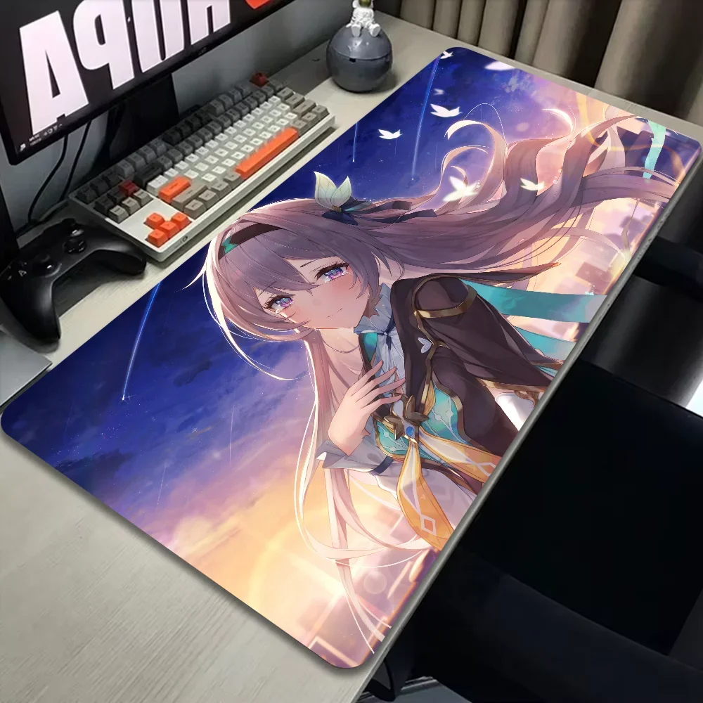 Firefly H-Honkai Star Rail  Mousepad Large Gaming PC Compute Gamer Keyboard Mouses 4
