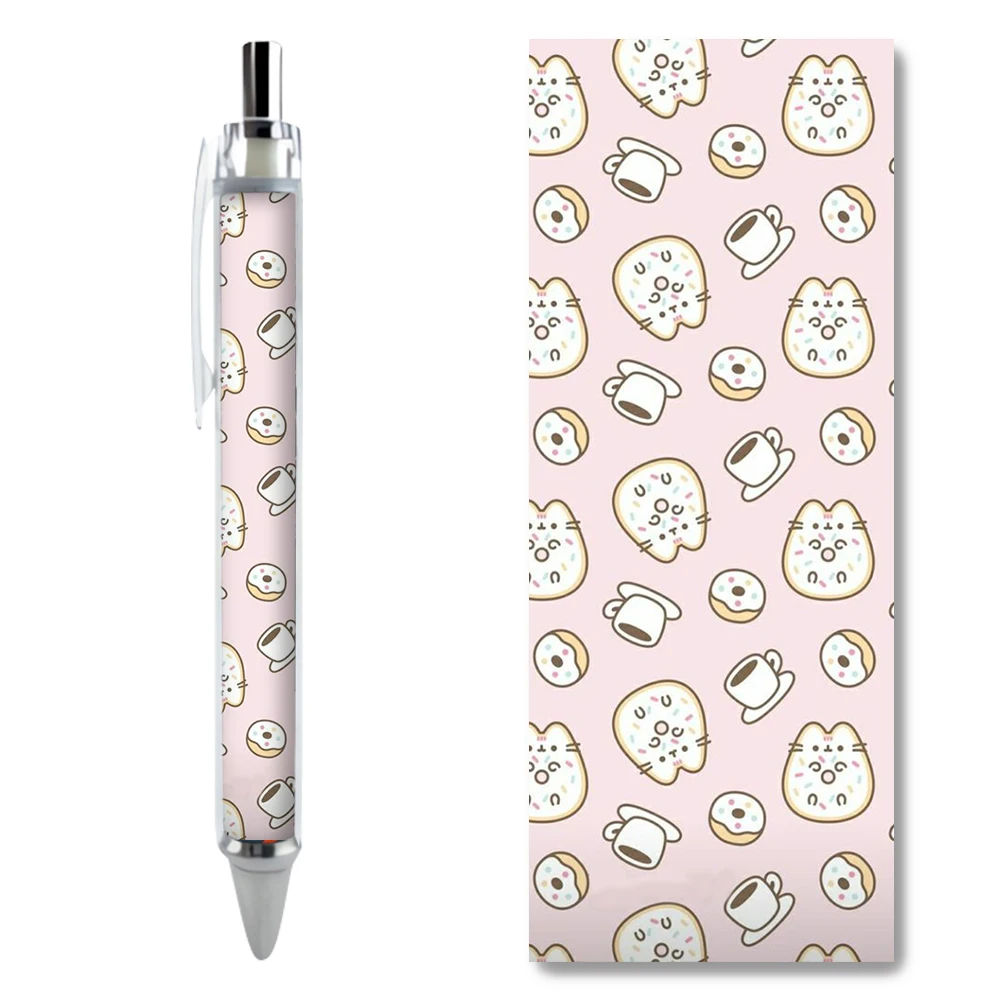 4 Penne A Gel Kawaii Con Stampa Gatto E Cane - Penne Dell'Amicizia, Colorate - Per Scuola E Ufficio - Foto 7