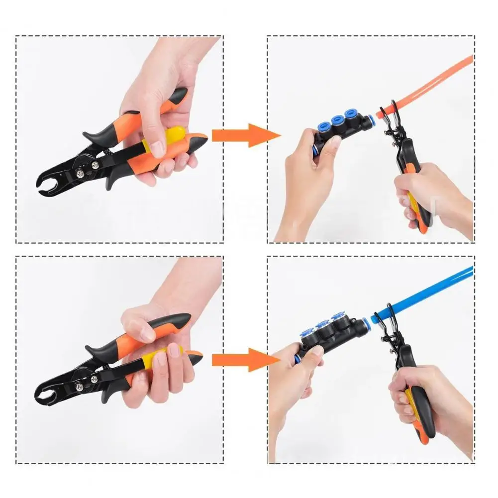 Pneumatisches Trennwerkzeug-Set zum Entfernen von Push-to-Connect-Fittings, Schnell-Luftschlauch-Trennzange für Wartungsarbeiten – Detail 11