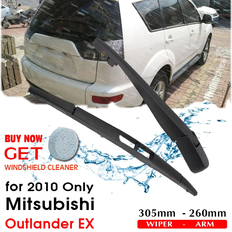 

Car Wiper Blade Rear Back Window Windscreen Windshield Wipers For Mitsubishi Outlander EX 305 mm 2010 Only Auto Accessories