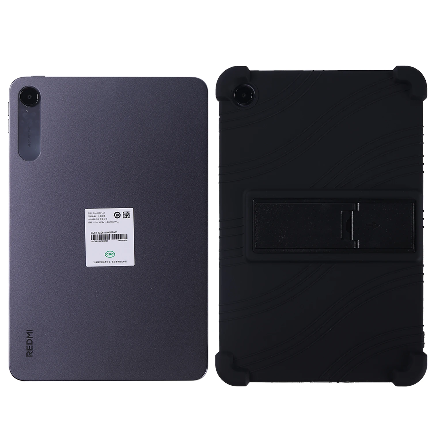 Enhanced Silicone Tablet Case with Stand