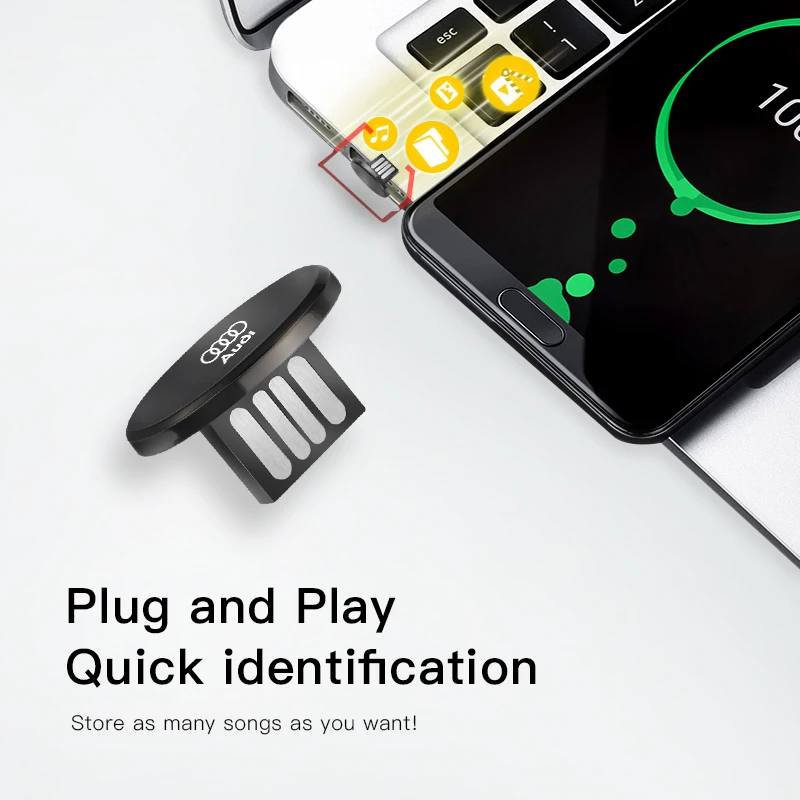 Compact Type-C USB Flash Drive - Portable Car U Disk