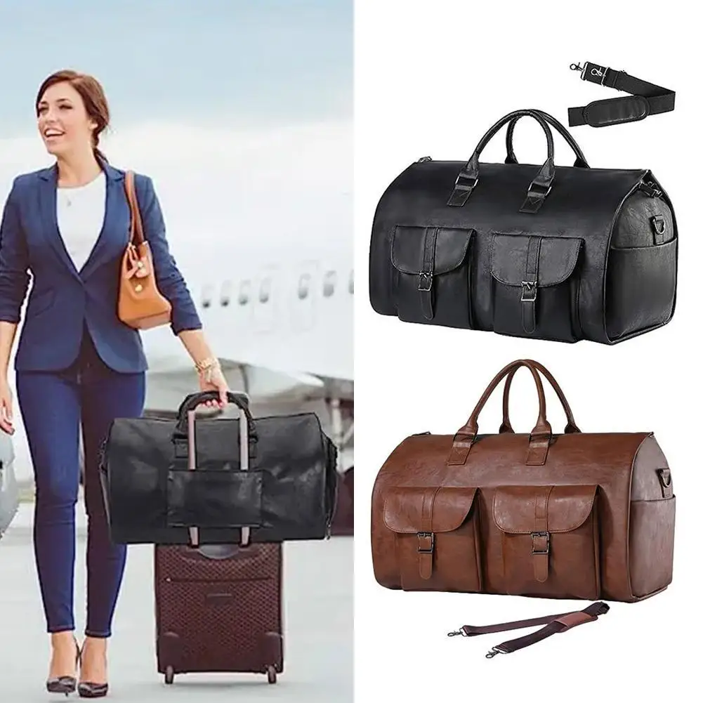 

Luggage Bag With Large Capacity Convertible Travel Clothing Carry Luggage Bag Hanging Suitcase Business Suit Package