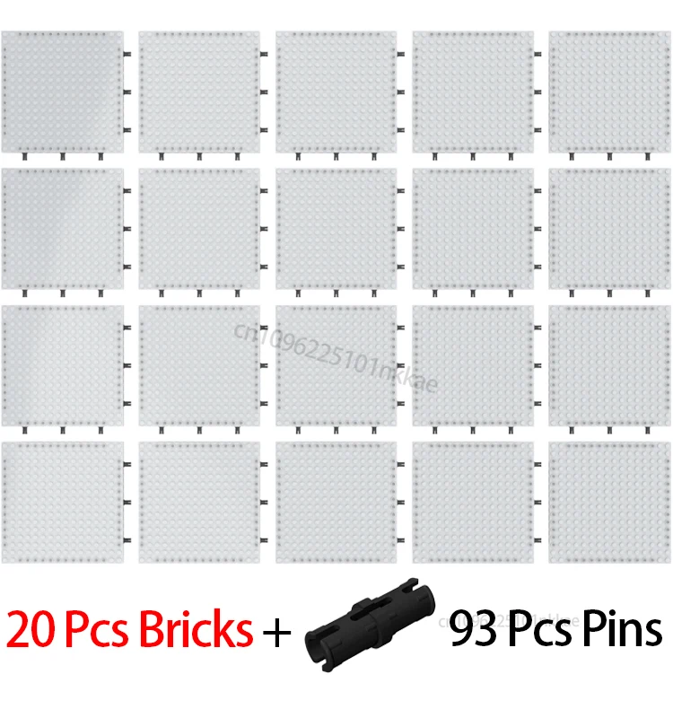 Wholesale 16X16 Pixel Art Building Blocks Bottom Plate 65803 Bricks Baseplate Part Compatible 31212 21333 98138 Pixel Toys Gifts