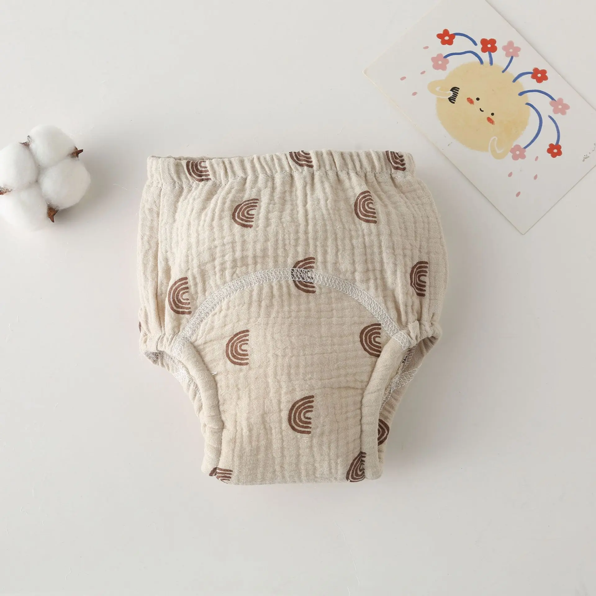 Cotton Baby Waterproof Reusable Training Shorts and Nappies