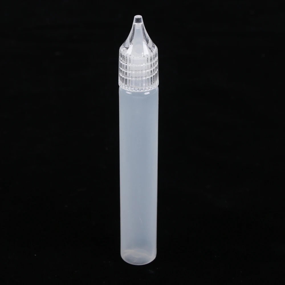 High-Quality Clear Liquid Dropper Bottles - Durable LDPE Plastic
