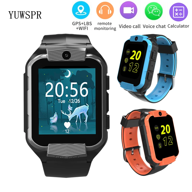 Gps Tracker Smart Relógios para Crianças 4g Wifi Localização Video Call Ouvindo Bebê Monitoramento Remoto de Som Sim Smart Clock Lt35