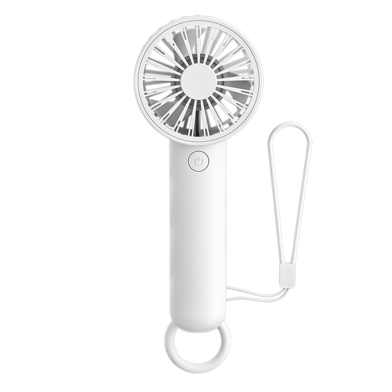 A Mini Handheld Fan USB Portable Multi-Functional Carabiner Silent Creative High Wind Desktop Fan