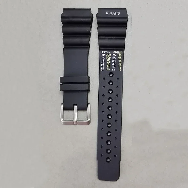 Men's Rubber Sport Strap - Durable Resin Replacement Watch Band