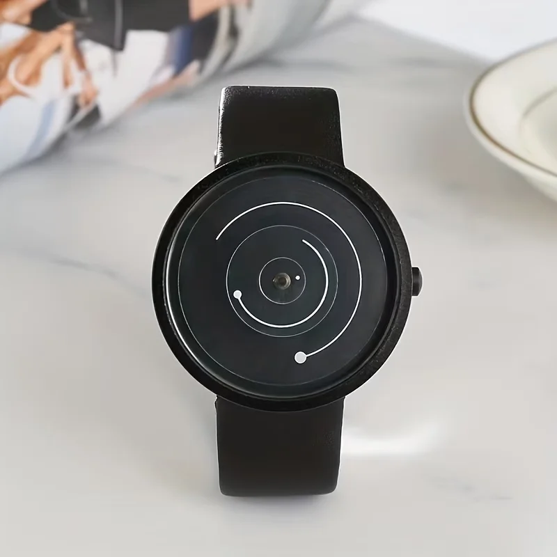 Women's Trendy Wormhole Design No-Hands Wristwatch
