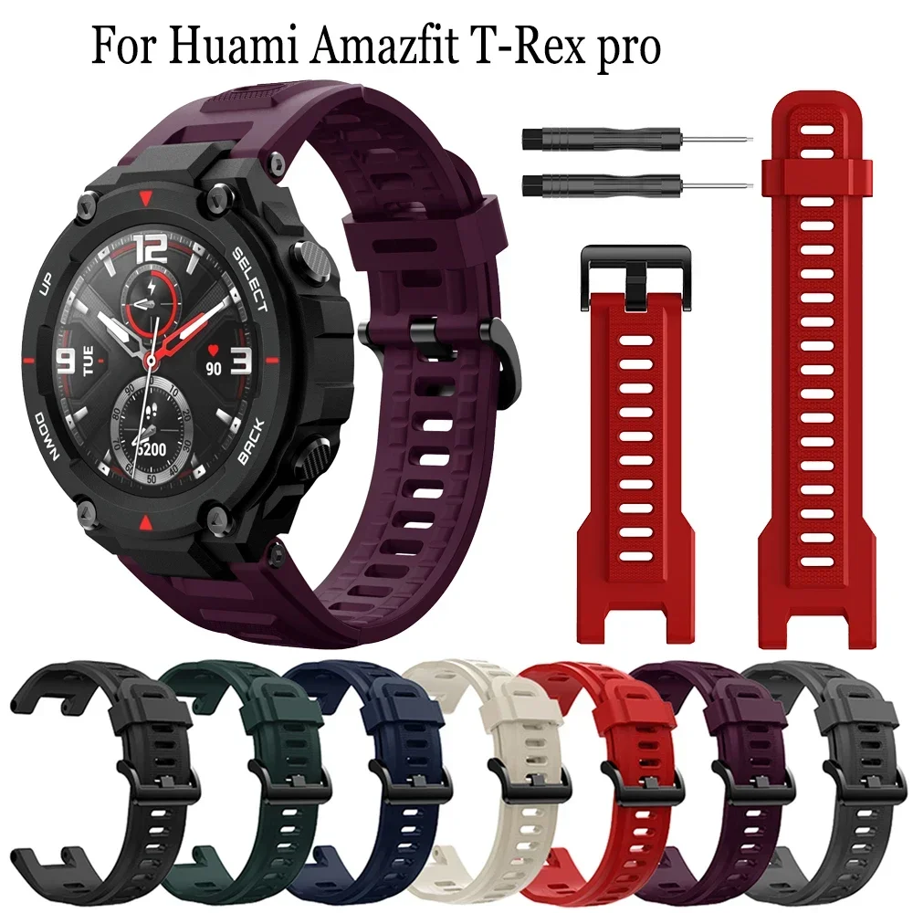 Silicone Sport Watch Band - Durable and Replaceable Accessory Bracelet