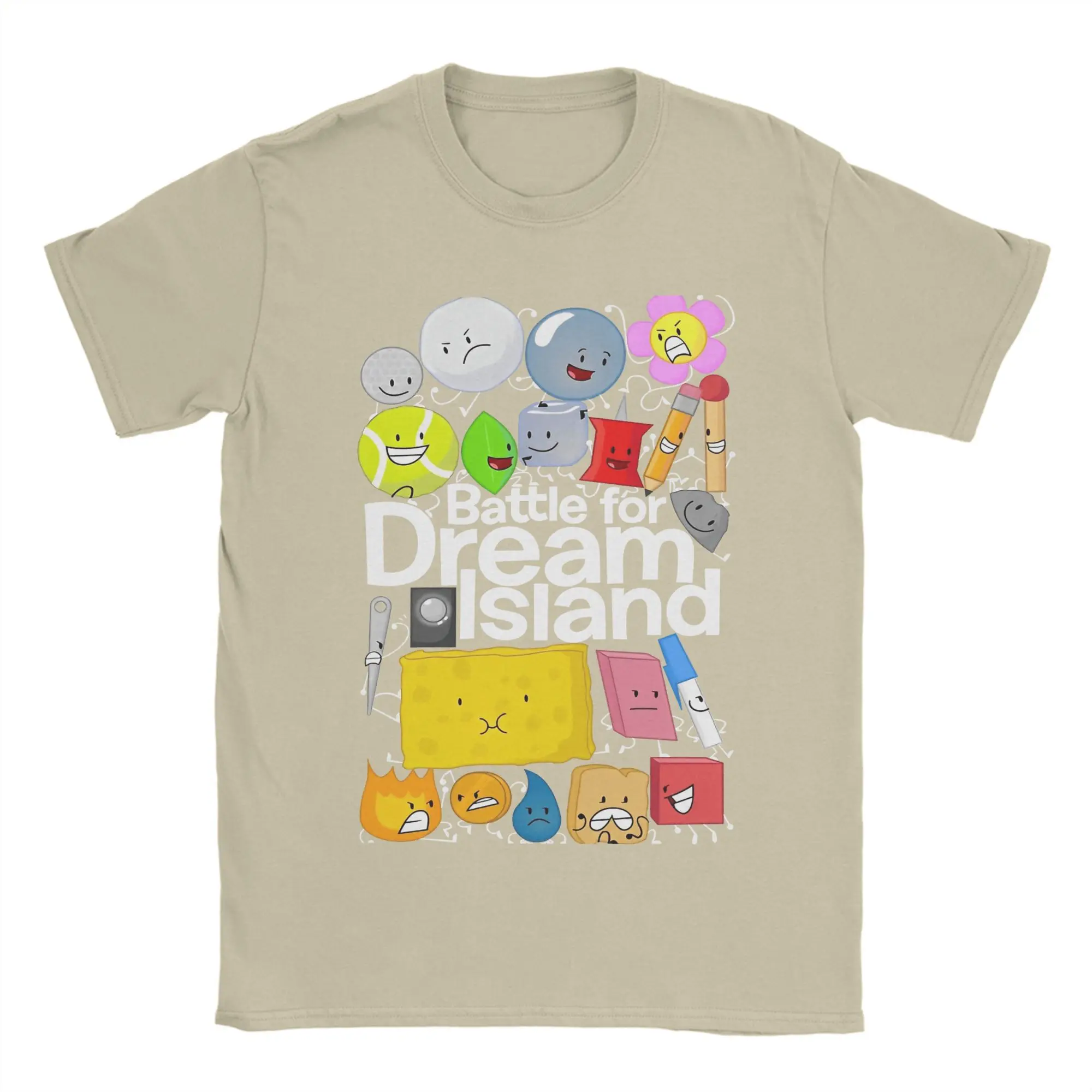 BFDI Battle For Dream Island 하라주쿠 패션 스타일 남성 여성 티셔츠 성인 어린이 소년 소녀 탑 키즈 부모 자녀 코튼 티셔츠
