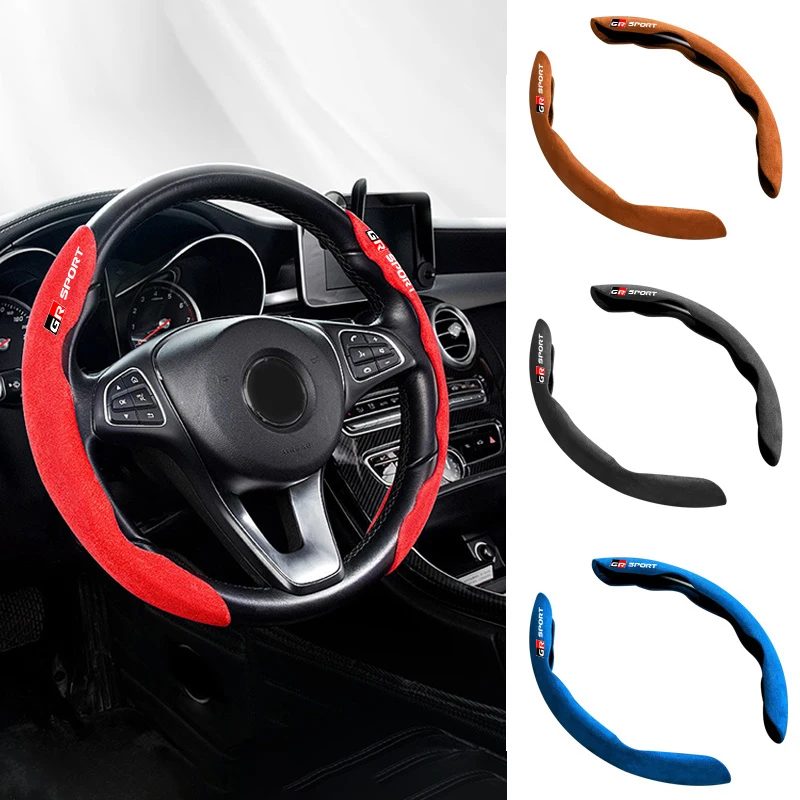 Volante dell'auto Booster Copertura Antiscivolo Interni Auto Steer Protector Per Toyota GR Sport Gazoo Racing RAV4 Mirai Copen Hilux - Image 6