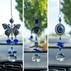 Turkish Blue Evil Eye Butterfly Wall Hanging with Crystal Suncatcher Home Decor Protection Good Luck Blessing Housewarming 5
