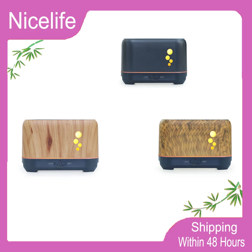 

Four Points Aroma Diffuser Air Humidifier Ultrasonic Cool Mist Maker Led Essential Oil Flame Lamp Difusor
