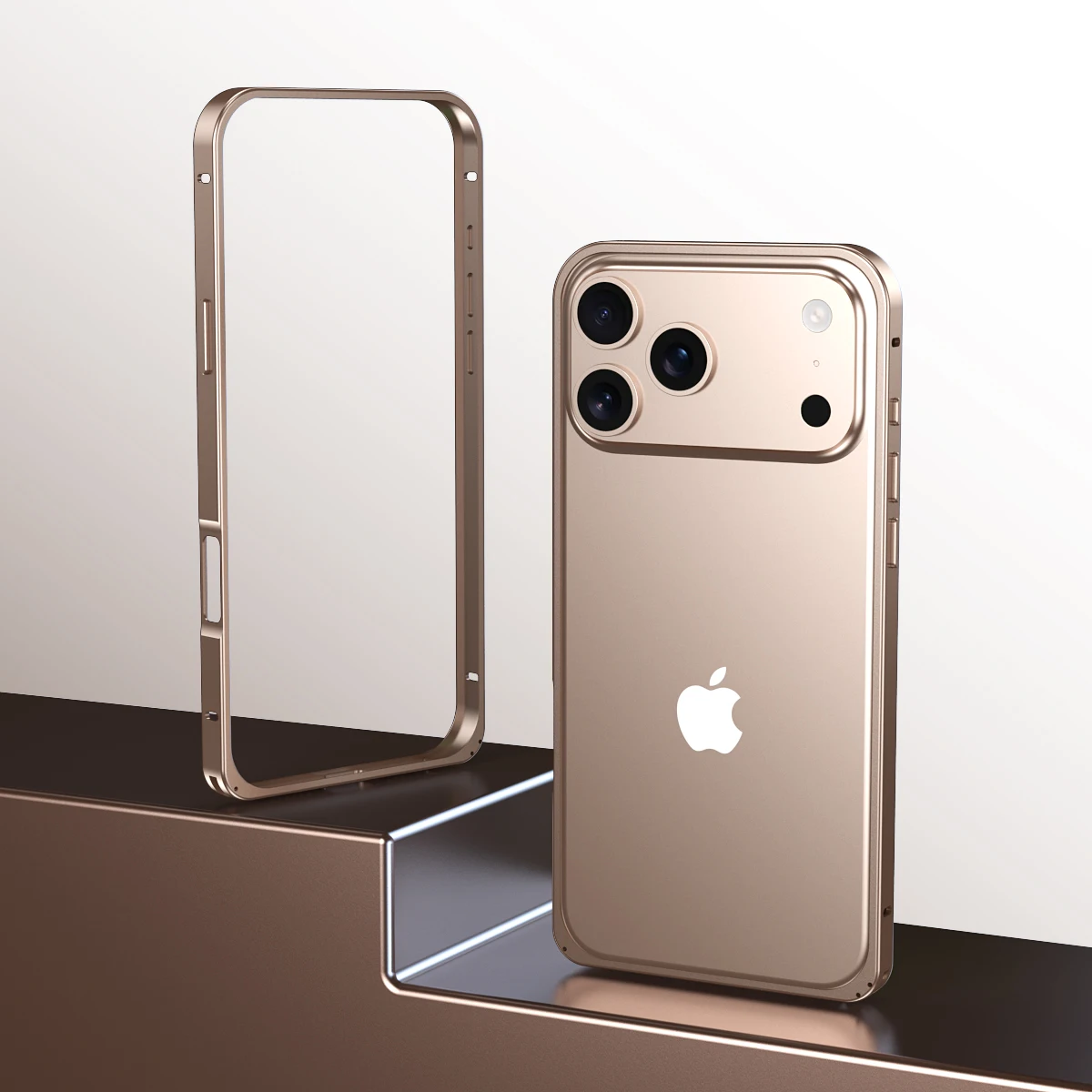 Premium Alloy Armor Shockproof Metal Frame Bumper Case with Hollow Heat Dissipation