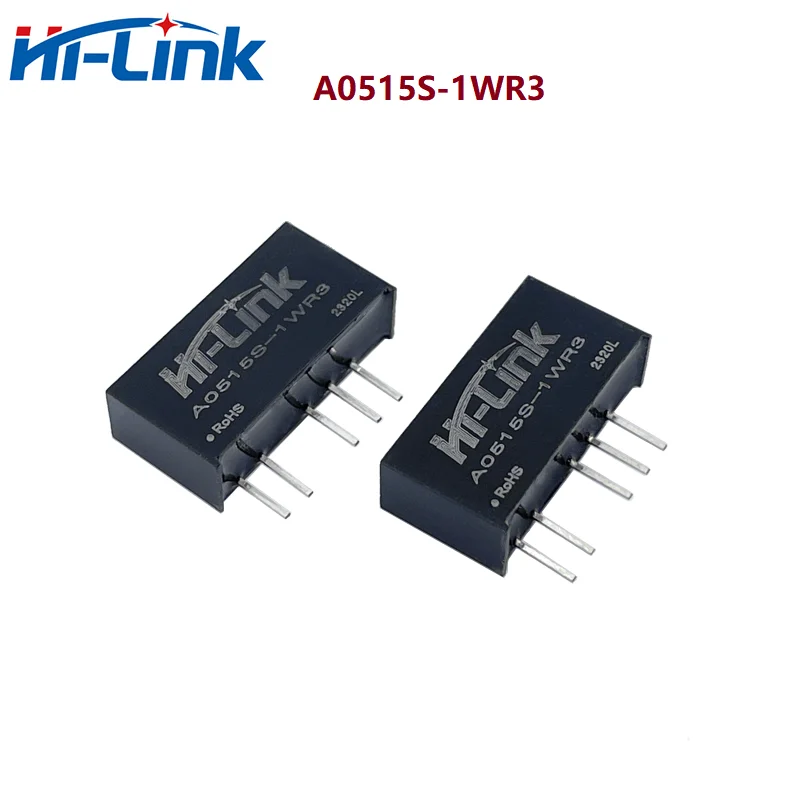 5pcs Hi-Link Efficiency 90% A0505S A0503S A0509S A0512S A0515S A0524S-1WR3 DC DC power module power supply switching power supply