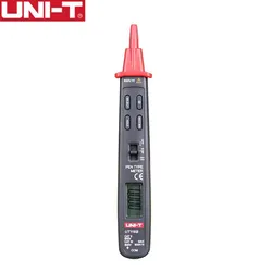 Multimètre numérique de Type stylo, UNI T UT118B, Test de tension/résistance/capacité, fonction EF, Buzzer de continuité, rétro éclairage LCD 