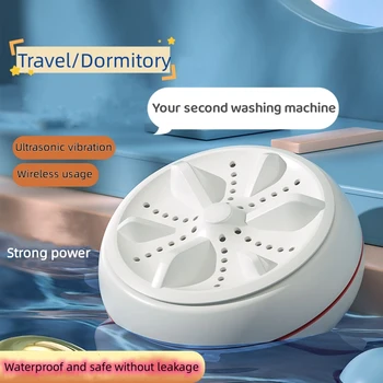 Mini lavatrice USB turbina rotante lavatrice portatile per calzini biancheria intima lavare piatti per viaggi a casa viaggio d'affari 1