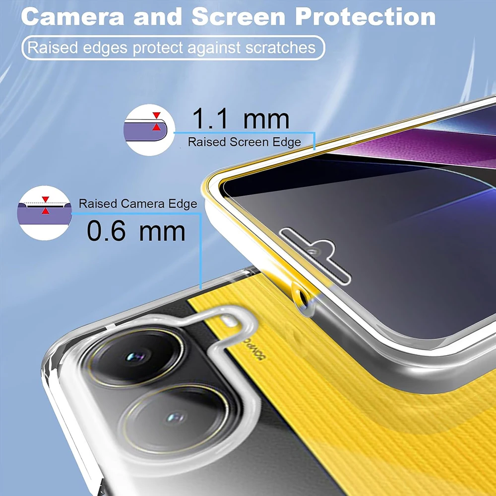 360 Full Body Protective Clear Phone Case with Anti-Fall TPU+PC Design