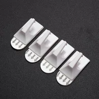9 Pcs No Punch No Trace Removable Hooks Bathroom Kitchen Hooks Clothes Storage Hooks Removable 2