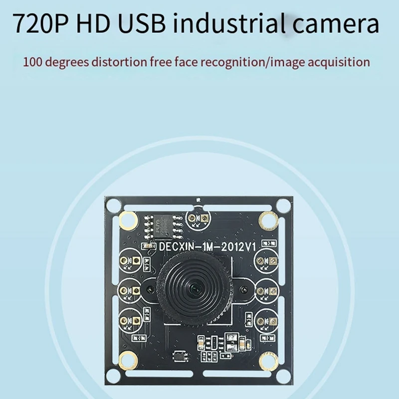 9Pcs 100 Degree Camera Module 1MP OV9732 1280X720 USB Free Driver With 2 Meter Cable