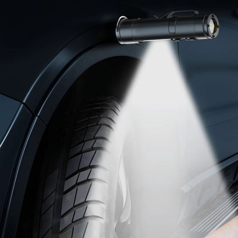 Rechargeable LED Tactical Torch Waterproof Mini Pocket Torch with 3 Modes LED Tactical Flashlight for Camping Outdoor and Hiking