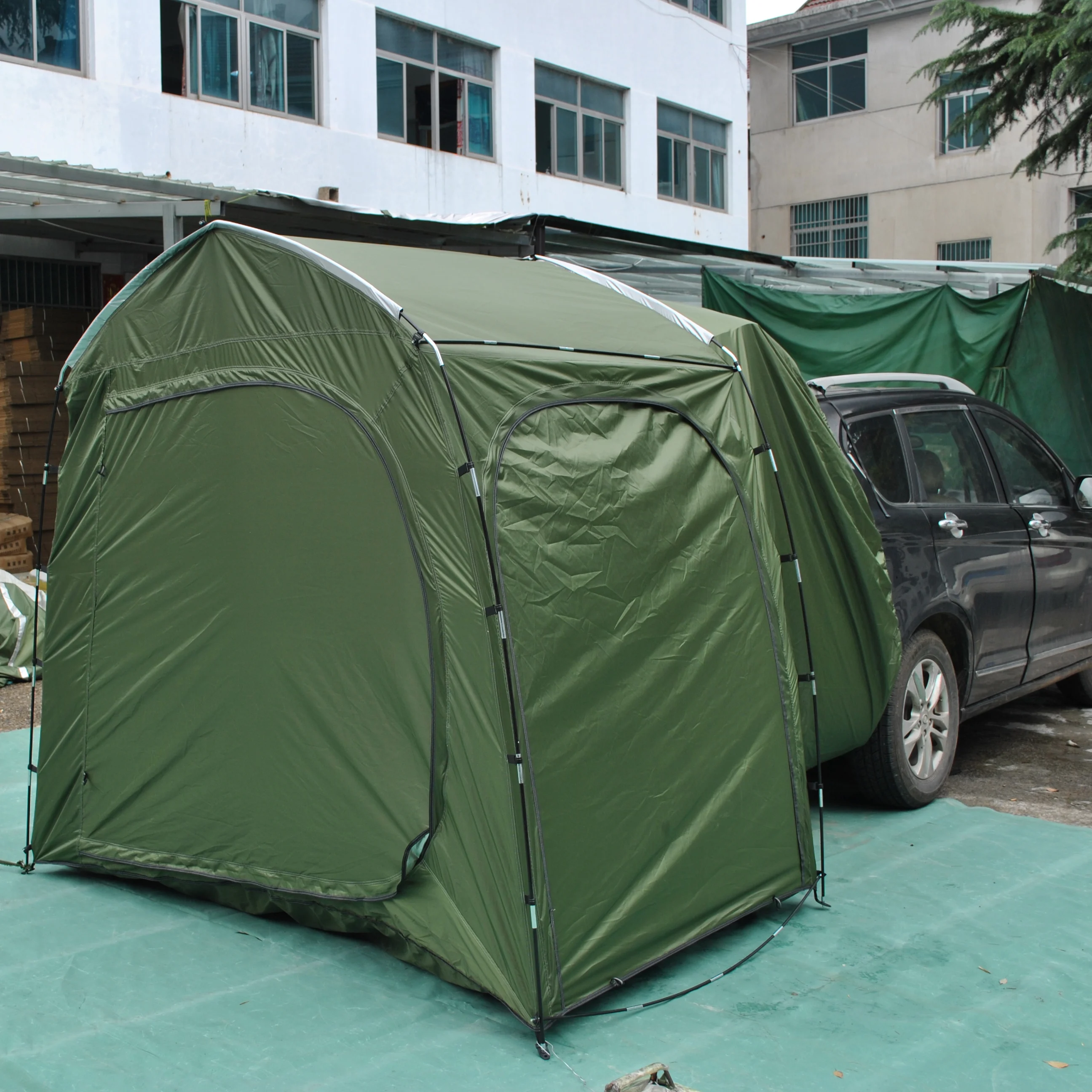 SUV Tent Attachment for Camping, Up to 3-4 Person, Sleeping Capacity, Car Tent, Includes Rainfly and Storage Bag