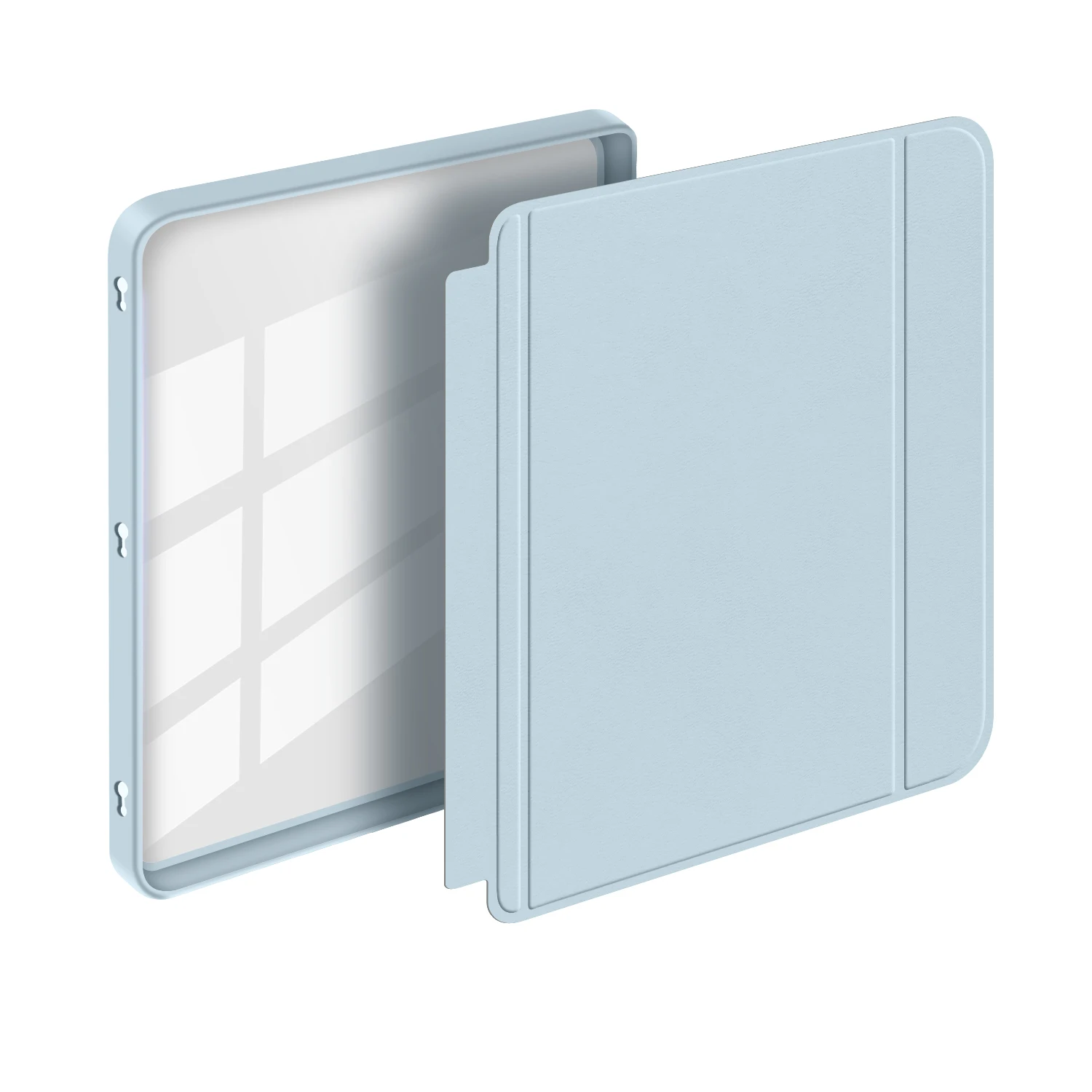 Für Kobo Libra Colour/Libra 2 7 Zoll abnehmbare 2-in-1-Hülle, transparente Acrylrückseite, Wake/Sleep-PU-Lederhülle, Zubehör, E-Book-Hülle – Detail 10