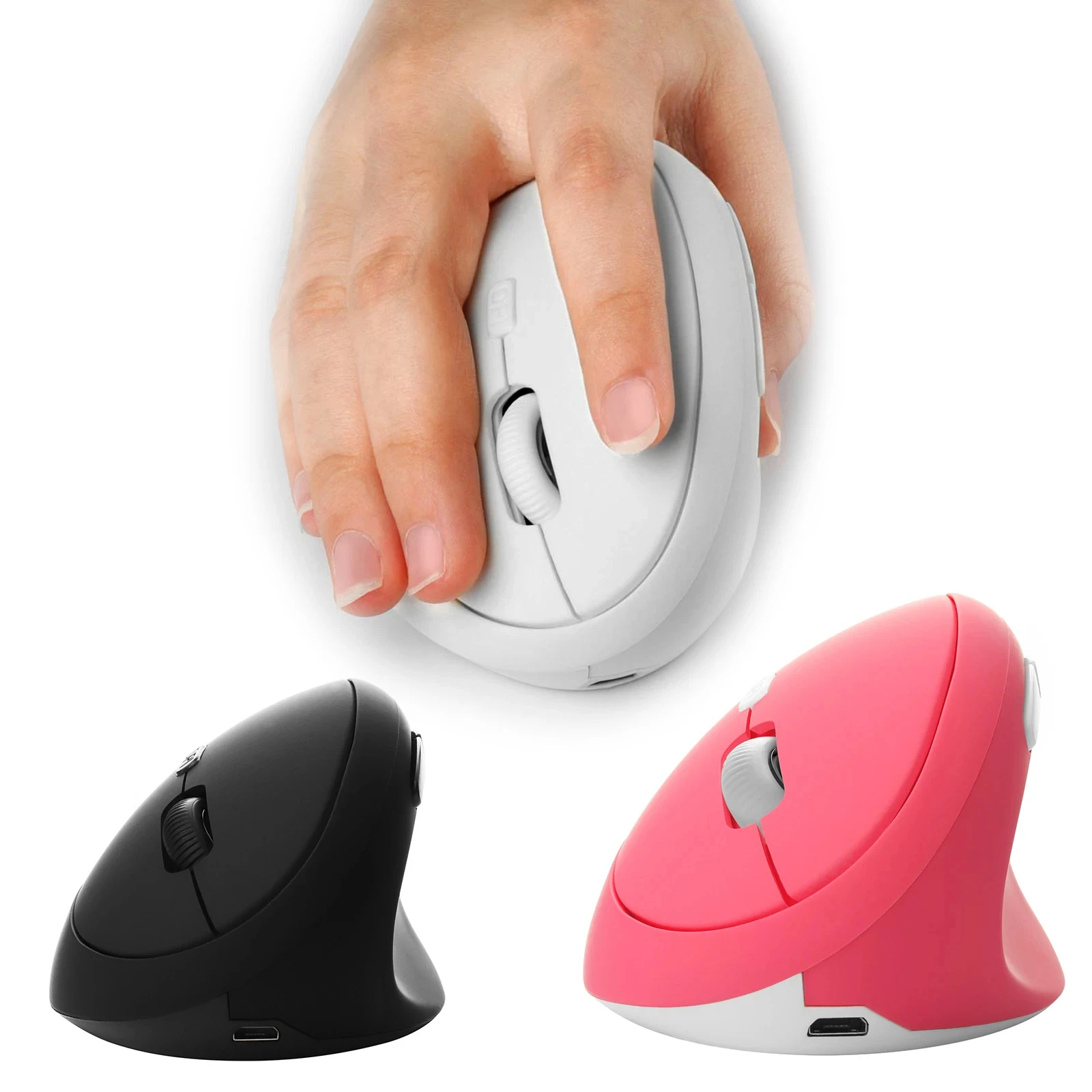 

Ergonomic Vertical Mouse 2.4G Wireless USB Rechargeable 1600DPI Gamer Mice 6D Mini Gaming Mouse For Computer Laptop PC Desktop