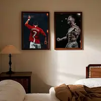 ⁦ملصقات جدارية ذاتية اللصق لكريستيانو رونالدو | Cristiano Ronaldo Self-Adhesive Art Wall Sticker Poster⁩ - الصورة ⁦5⁩