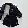 Summer Girls Boys Ultralight Sun-Protective Clothes Sets 2Pcs Zipper Jackets + Shorts Kids Tracksuits Coats Child Outfit Costume 5
