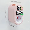 1pc Automatic Toothpaste Dispenser Creative Wall Mount and Toothbrush Holder Squeezer for Family Shower Bathroom 3