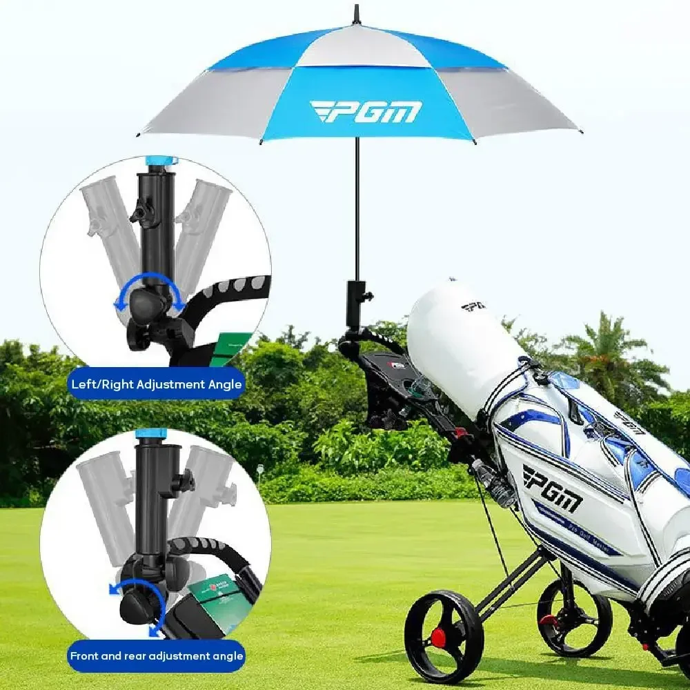 Golf Cart 3 Wheels, Golf Bag Cart Foldable, with Cup Holder with Seat, Compact Pull Car
