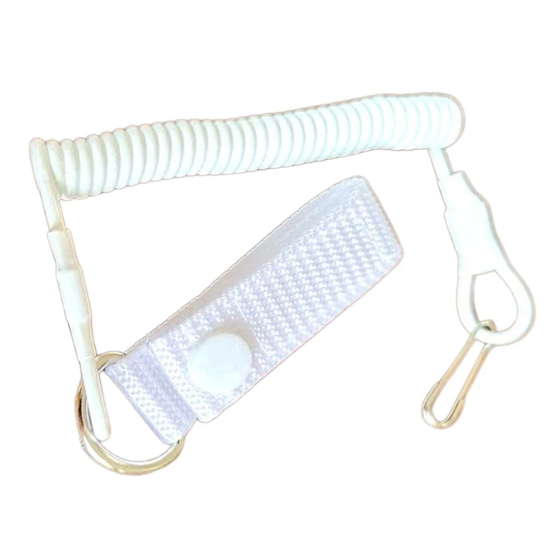 

Spring Tactic Спиральный ремешок с защитой от потери Выдвижной брелок для ключей на открытом воздухе