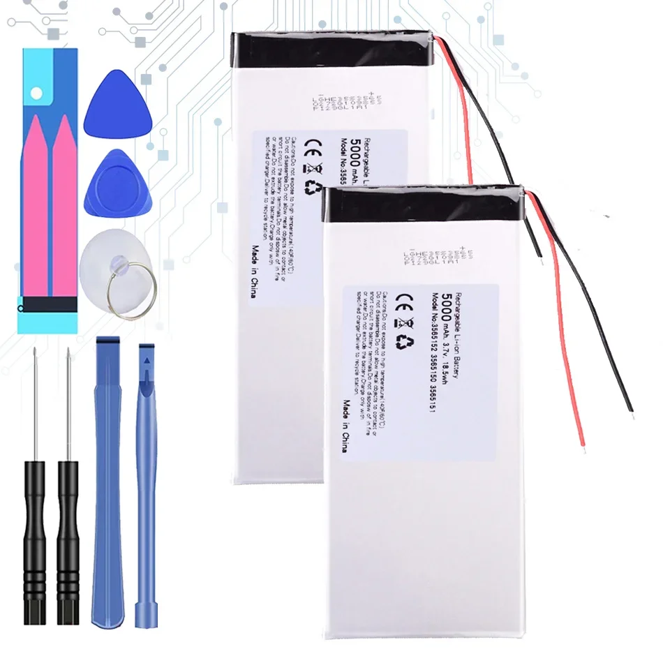 Batteria Per Tablet Windows Chuwi Hi8 Da 8 "3263156 Sostituzione Delle Batterie Da 5000Mah + Numero Di Traccia