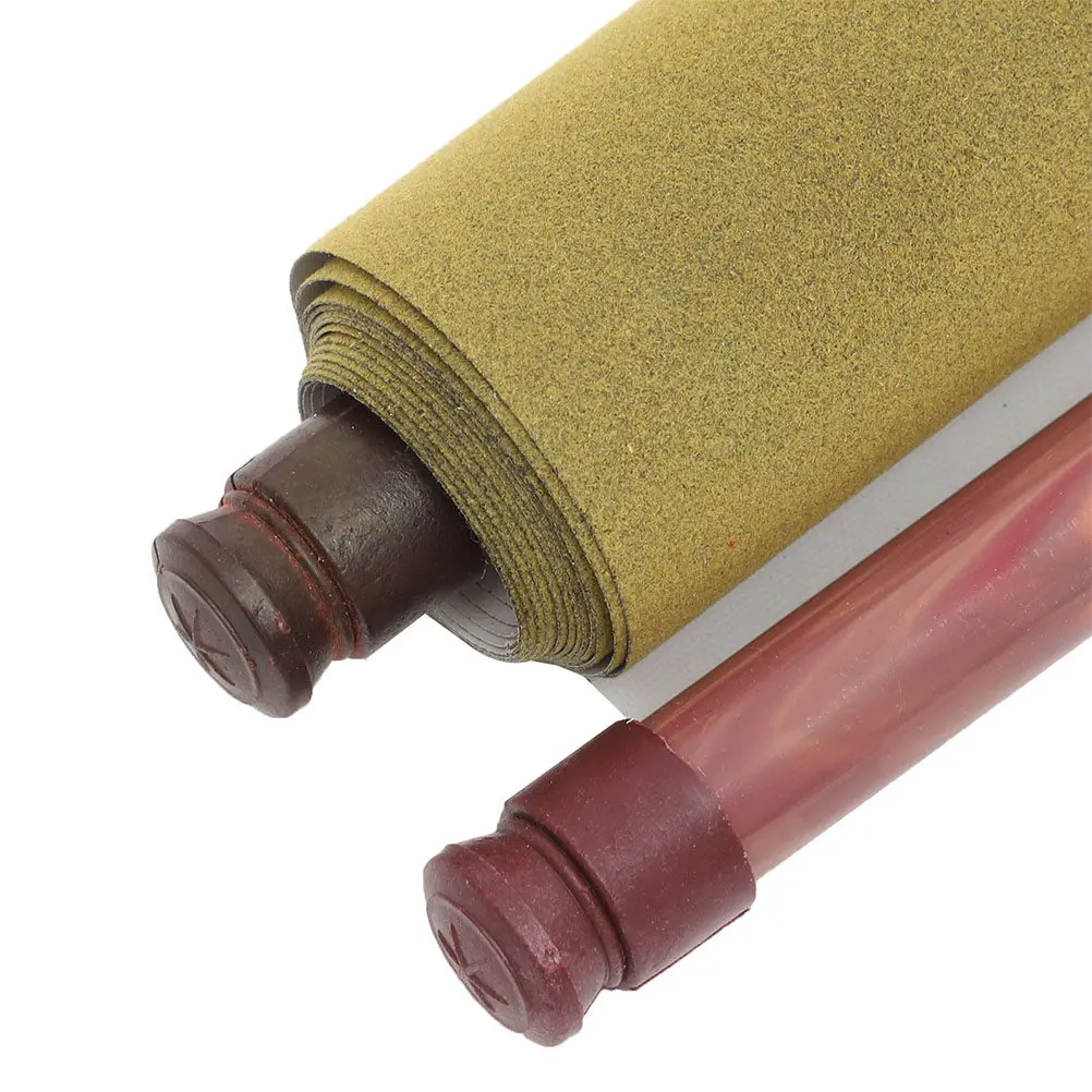 2Pcs 중국 서예 물 쓰기 천 서예 연습을위한 전통 빈 스크롤 매트 초보자 그림 매트