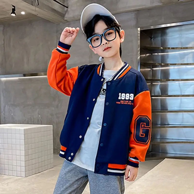 spring autumn kids coat for boys clothes 8 years teenage boy causal jacket bears children clothing outfits top 4-14 years