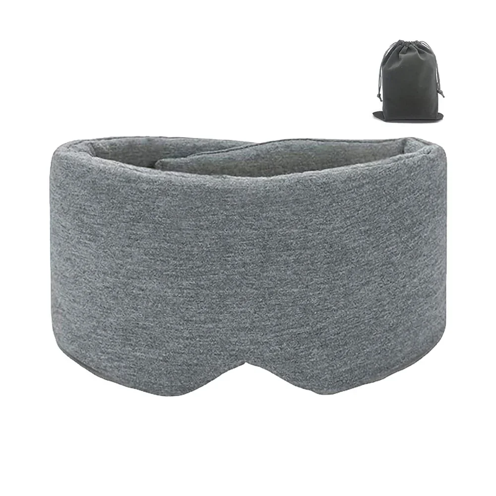 Luxury Cotton Sleep Eye Mask - Ultimate Light Blocking & Pressure-Free Comfort